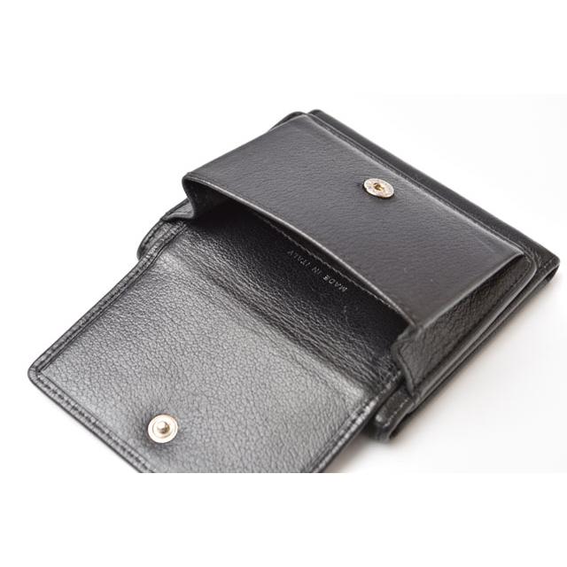 CHANEL(シャネル) 3つ折り財布 - 黒 シルバー金具 ラムスキン SO BLACK 】CHANEL 3つ折り財布 ラムスキン (CHANEL/折りたたみ財布