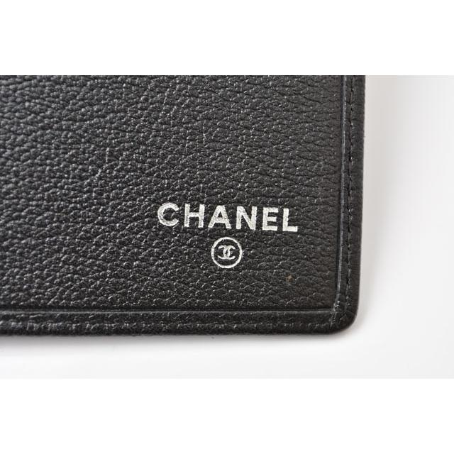 CHANEL（シャネル） 財布 三つ折 コンパクト財布 カメリア ラムスキン
