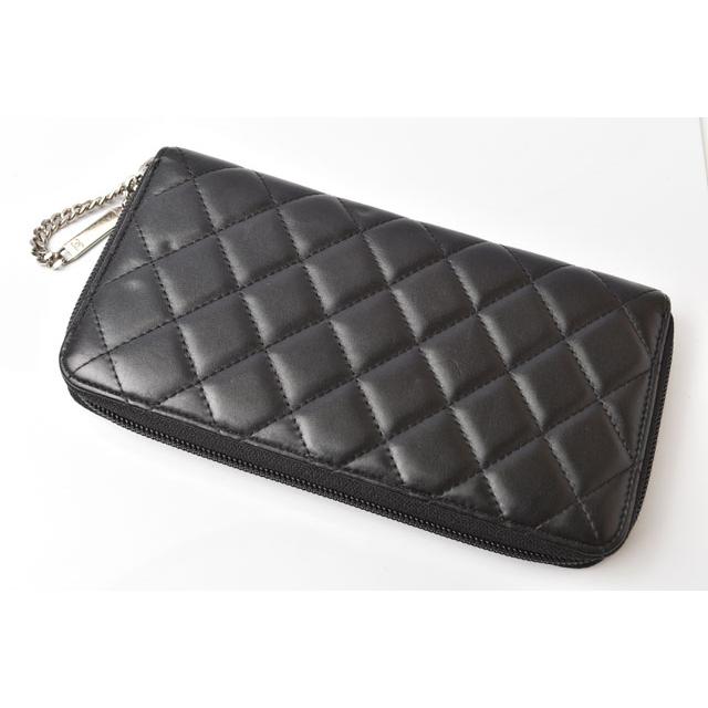 CAMBON シャネル 財布 CHANEL カンボンライン A50078 ラウンド