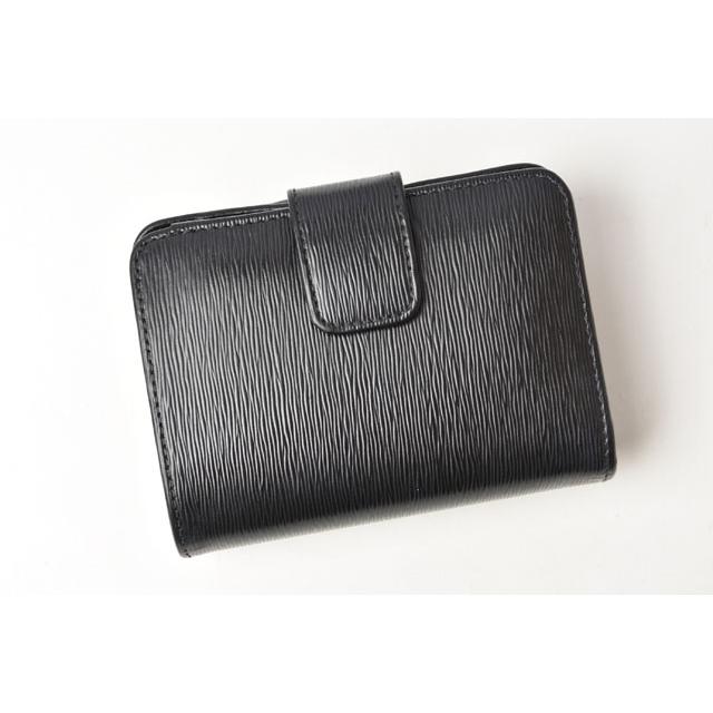 ⭐️極美品⭐️ PRADA プラダ　1ML018 二つ折り財布　ブラック プラダ PRADA PRADA 二つ折り財布 1ML018 QHH トライアングル
