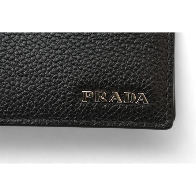 PRADA プラダ 財布 折財布/札入れ メンズ向け 2MO513 型押し PRADA プラダ 財布 折財布/札入れ メンズ向け 2MO513 型押し