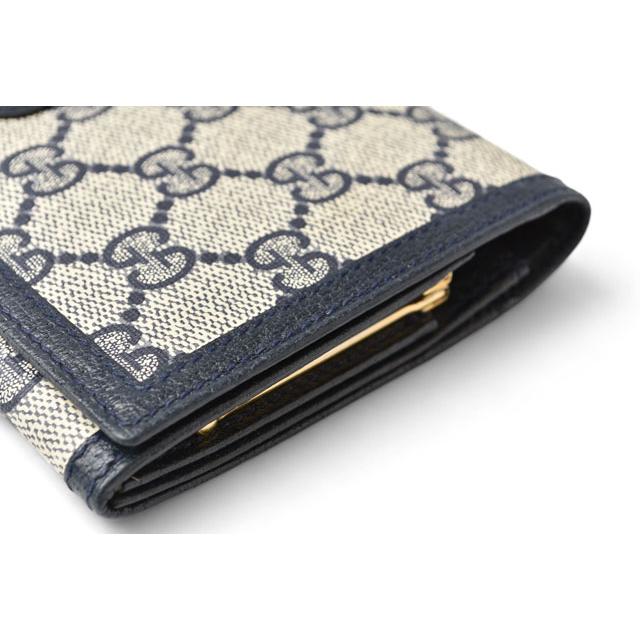 GUCCI ヴィンテージ　財布 美品 オールドグッチ ☆ ヴィンテージ GG柄キャンバス レザー コンビ