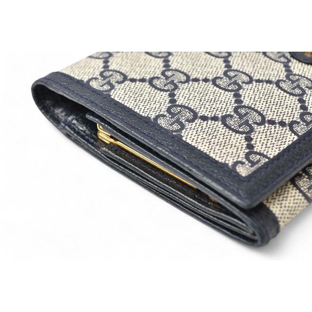 GGキャンバス グッチ 財布 ヴィンテージ GUCCI 長財布/マルチ