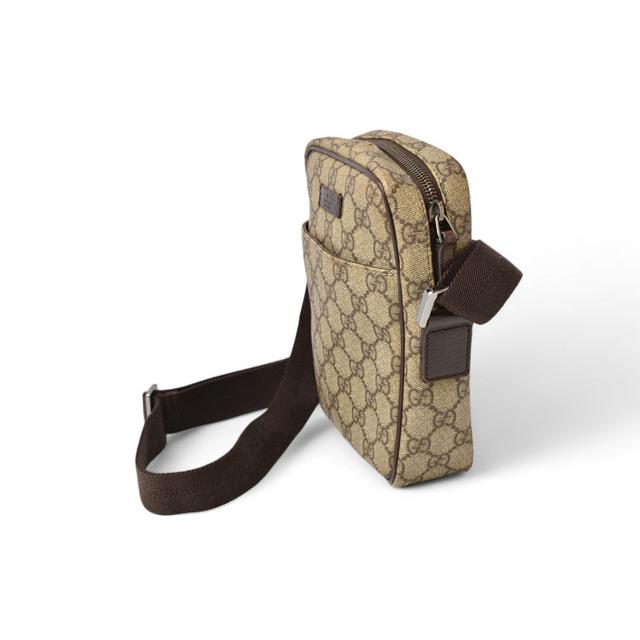 GUCCI　ショルダーバッグ GGスプリーム PVC ロゴプレート 122754 GUCCI ショルダーバッグ GGスプリーム PVC ロゴプレート 122754