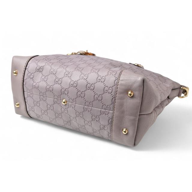 GUCCI シマ GGロゴ 総柄 トートバッグ ショルダーバッグ 2way A4