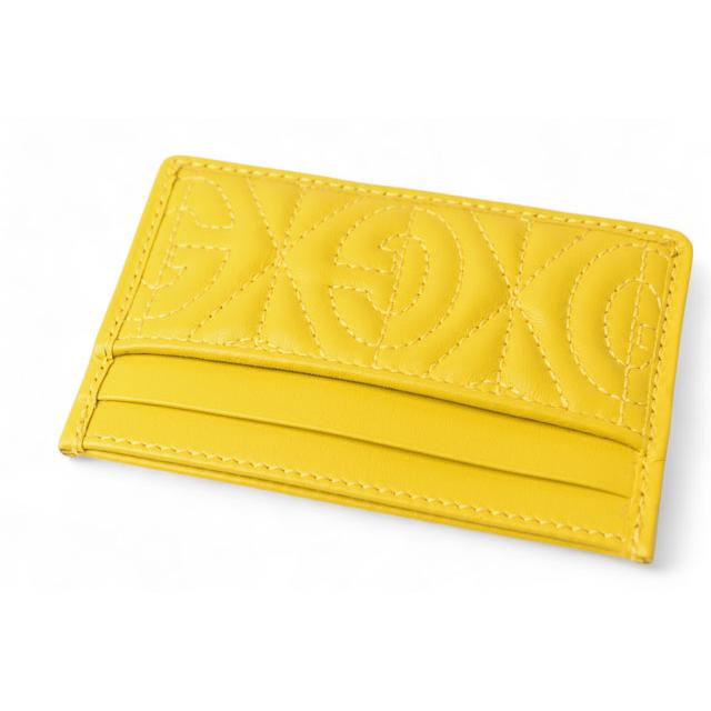 GUCCI カード・ケース Grey trim GG card case in black GG Supreme | GUCCI® US