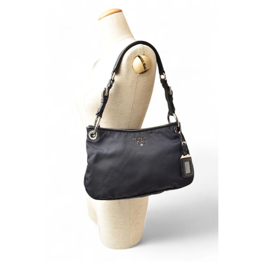 PRADA プラダ ショルダーバッグ PRADA（プラダ） ショルダーバッグ バッグ ナイロン/レザー ネイビー
