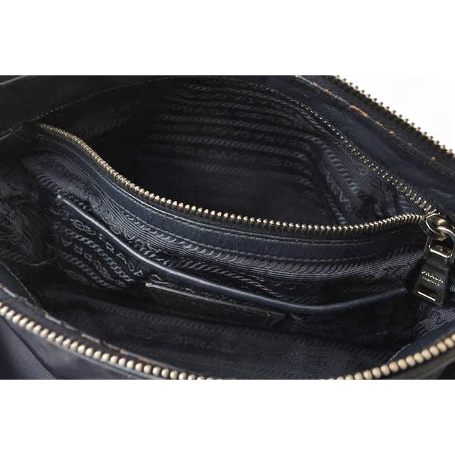 PRADA（プラダ） ショルダーバッグ バッグ ナイロン/レザー ネイビー