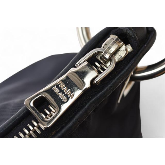 PRADA（プラダ） ショルダーバッグ バッグ ナイロン/レザー ネイビー