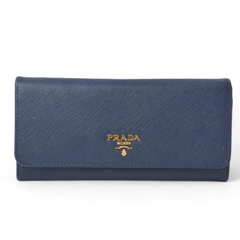 PRADA（プラダ） 財布 長財布/パスケース付 1MH132 BLUETTE/ブルー 