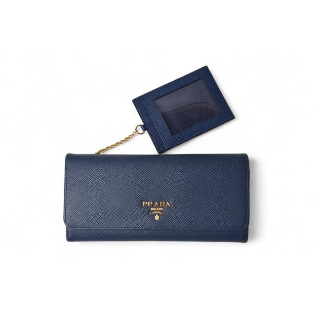 プラダ PRADA 長財布 サフィアーノフィオッコ 1MH132 BLUETTE PRADA プラダ 1MH132 サフィアーノフィオッコ 長財布 BLUETTE