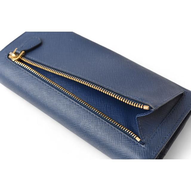 PRADA（プラダ） 財布 長財布/パスケース付 1MH132 BLUETTE/ブルー