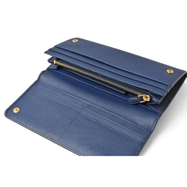 PRADA（プラダ） 財布 長財布/パスケース付 1MH132 BLUETTE/ブルー
