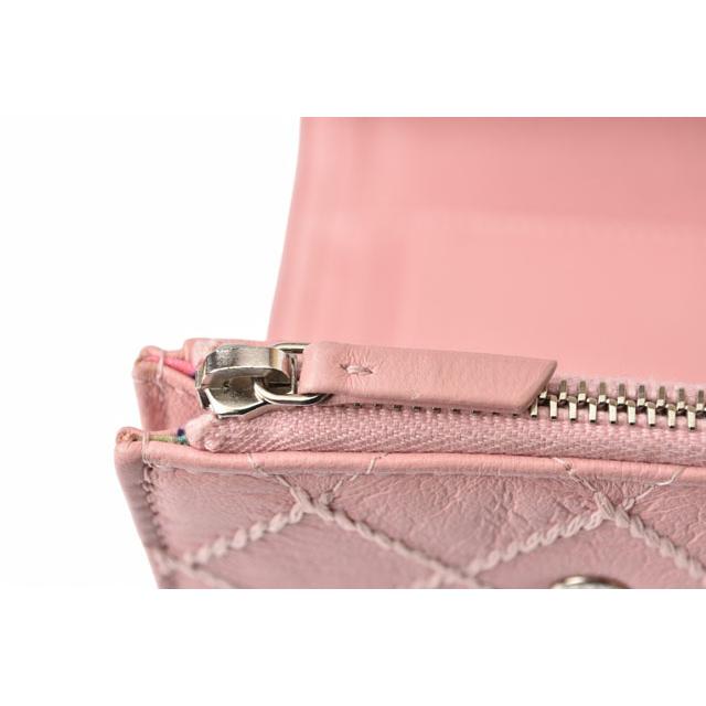 キャビアスキン シャネル 財布/三つ折り CHANEL 折財布 ワイルド