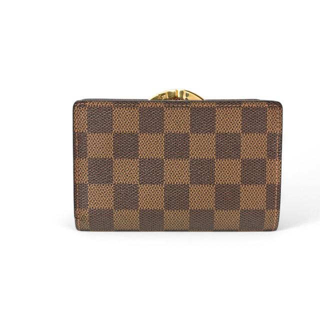 【美品】ルイヴィトン ダミエ ポルトフォイユ ヴィエノワ N61674 財布 LOUIS VUITTON（ルイ・ヴィトン） 財布 がま口財布 旧モデル