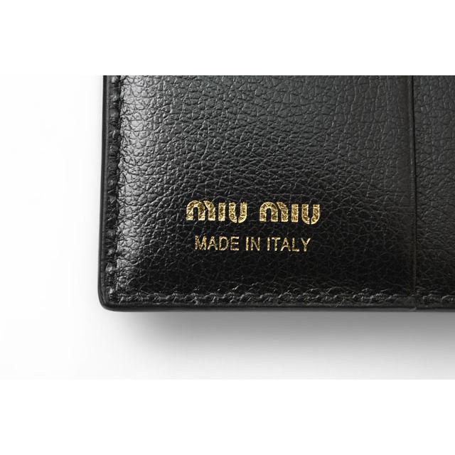 miu miu（ミュウミュウ） 財布 二つ折り 財布 5MV204 GLACE'ST FLOWE
