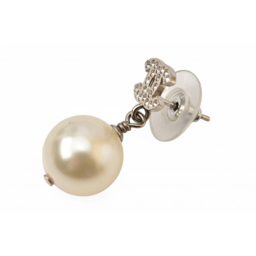 CHANEL シャネル ピアス ミニCCモチーフ ココマーク/スイングパール