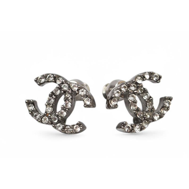 CHANEL シャネル ピアス CCマーク/ココマーク ラインストーン CHANEL シャネル ピアス CCマーク/ココマーク ラインストーン