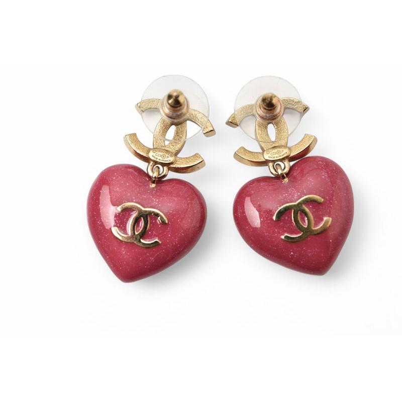 CHANEL シャネル ピアス CC/ココ/ハートモチーフ ゴールド CHANEL シャネル ピアス CC/ココ/ハートモチーフ ゴールド