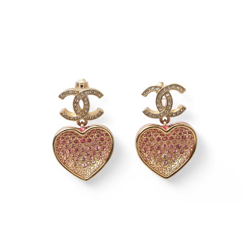 CHANEL シャネル ピアス CC/ココ/ハートモチーフ ゴールド CHANEL シャネル ピアス CC/ココ/ハートモチーフ ゴールド