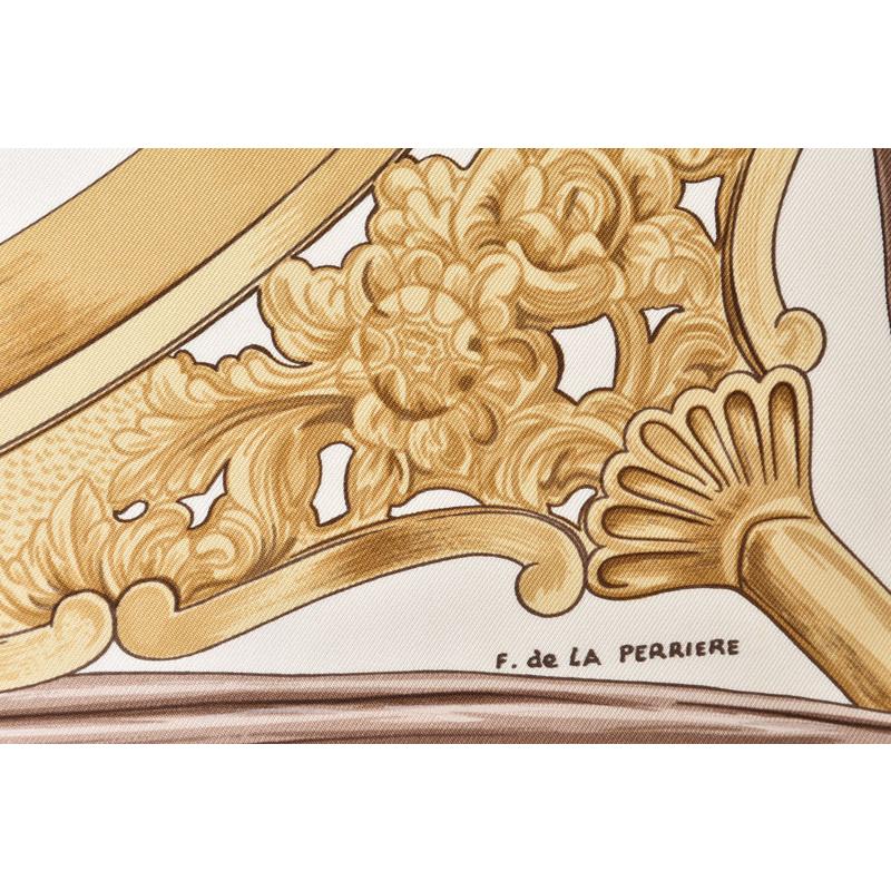 HERMES（エルメス） 未使用 スカーフ カレ90 シルクツイル ETRIERS