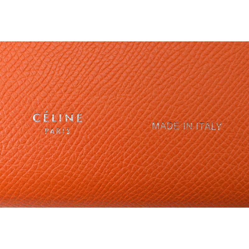 セリーヌ　長財布　バイカラー　ラージ　マルチファクション　正規品 CELINE（セリーヌ） 財布 長財布 ラージマルチファンクション バイ