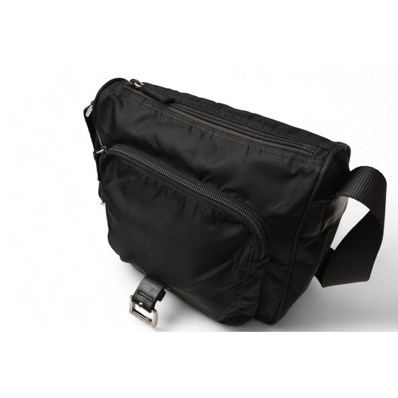 プラダ ショルダーバッグ PRADA クロスボディバッグ ナイロン ブラック BT0173【中古】 PRADA（プラダ） ショルダーバッグ クロスボディバッグ ナイロン