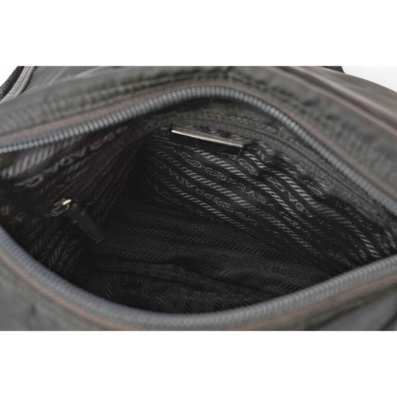 プラダ ショルダーバッグ PRADA クロスボディバッグ ナイロン ブラック BT0173【中古】 PRADA（プラダ） ショルダーバッグ クロスボディバッグ ナイロン