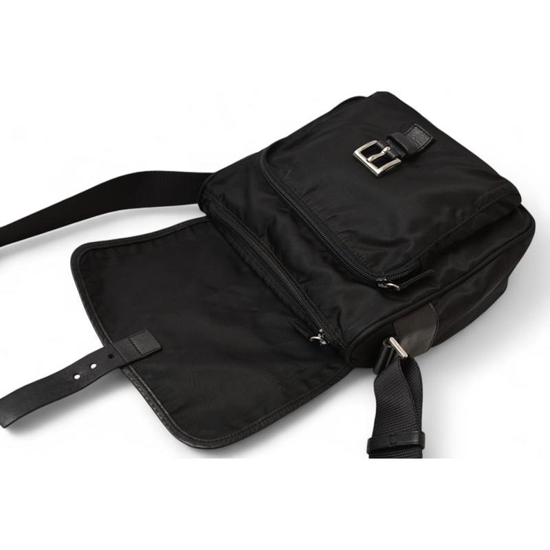 プラダ ショルダーバッグ PRADA クロスボディバッグ ナイロン ブラック BT0173【中古】 PRADA（プラダ） ショルダーバッグ クロスボディバッグ ナイロン