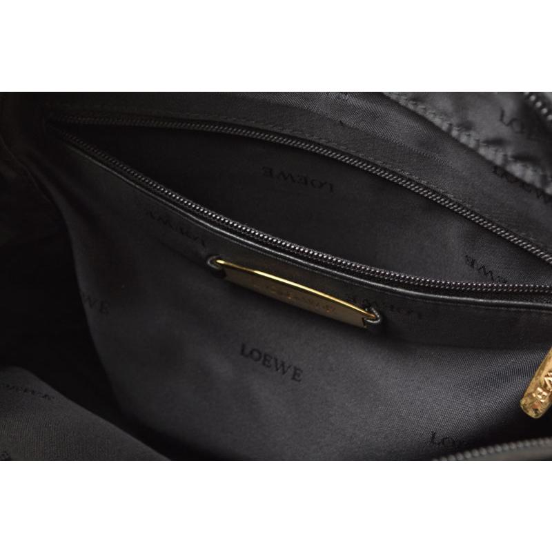 ロエベ ハンドバッグ/スモール LOEWE ヴィンテージ バッグ シープスキン ブラック【中古】 LOEWE - ロエベ ハンドバッグ/スモール LOEWE ヴィンテージ バッグ