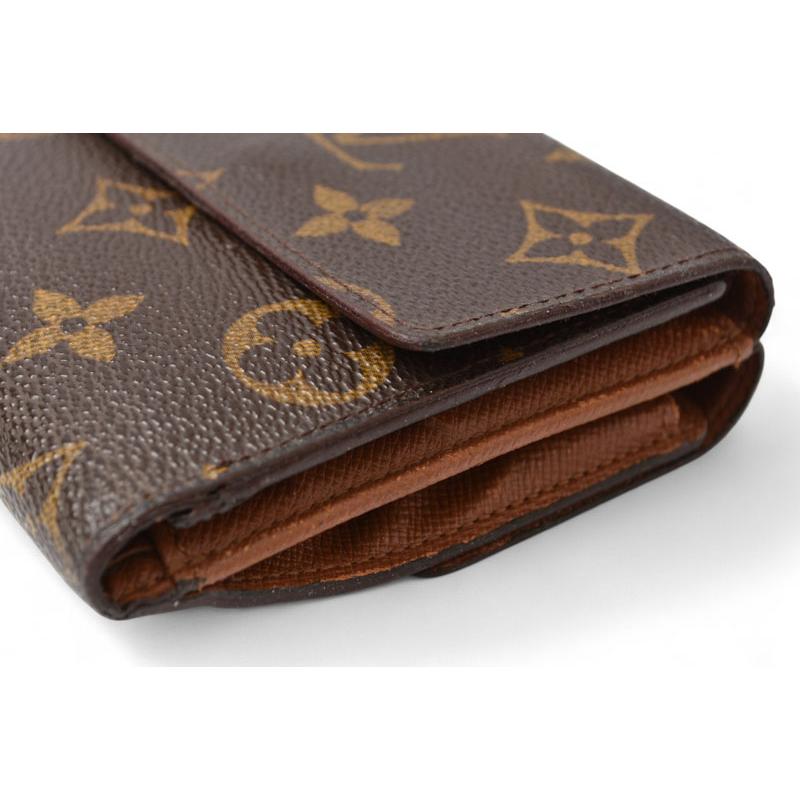 LOUIS VUITTON ルイヴィトン 財布 モノグラム 折財布 ダブルホック  