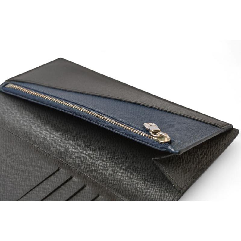 ルイヴィトン　ポルトフォイユ　アレクサンドル　NM タイガ　ノワール LOUIS VUITTON（ルイ・ヴィトン） 財布/二つ折り メンズ 長財布