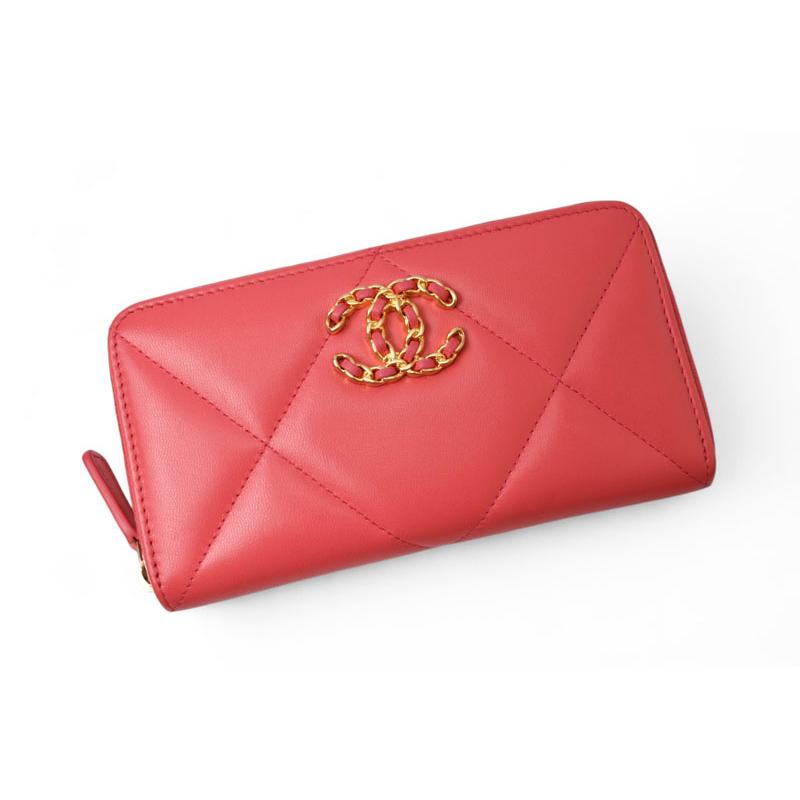 CHANEL（シャネル） 財布/ラウンドファスナー CHANEL 19 スモール 