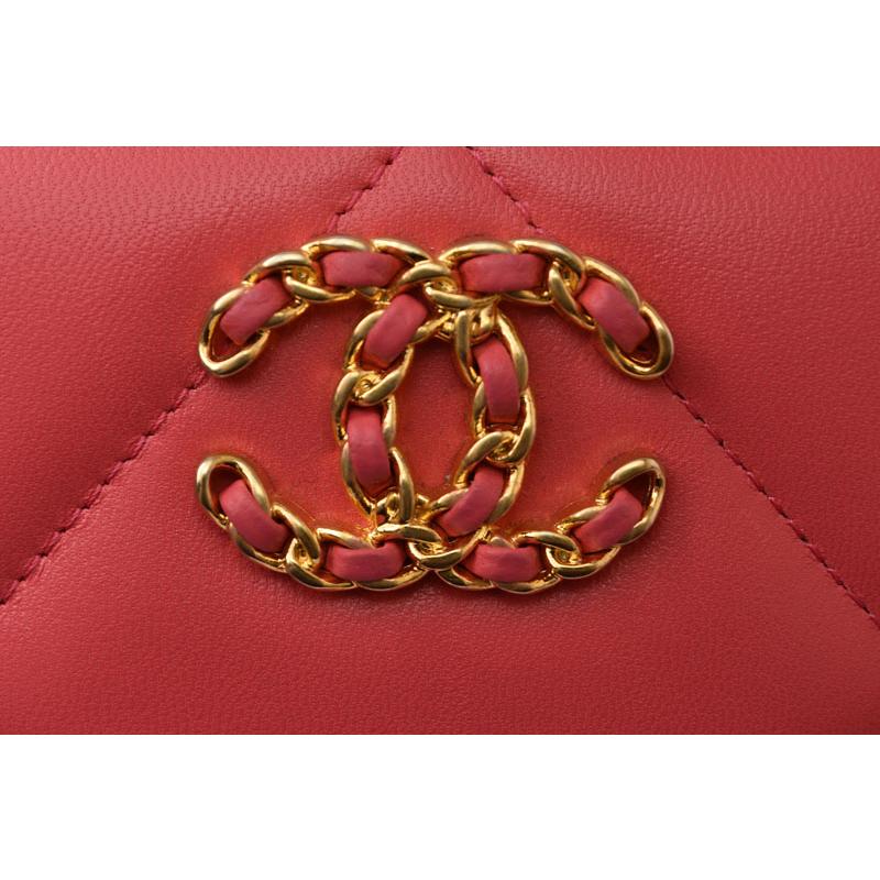 CHANEL シャネル 財布/ラウンドファスナー 19 スモール ジップ  