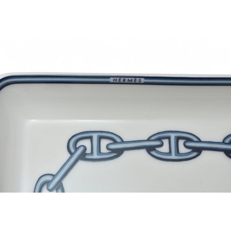 HERMES（エルメス） プレート/小皿 四角プレート シェーヌダンクル