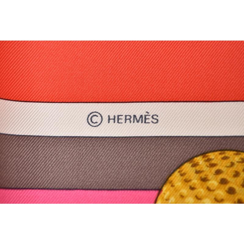 HERMES（エルメス） スカーフ カレ90 シルクツイル SWING ゴルフ GOLF