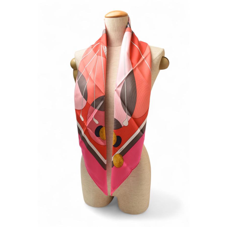 HERMES（エルメス） スカーフ カレ90 シルクツイル SWING ゴルフ GOLF