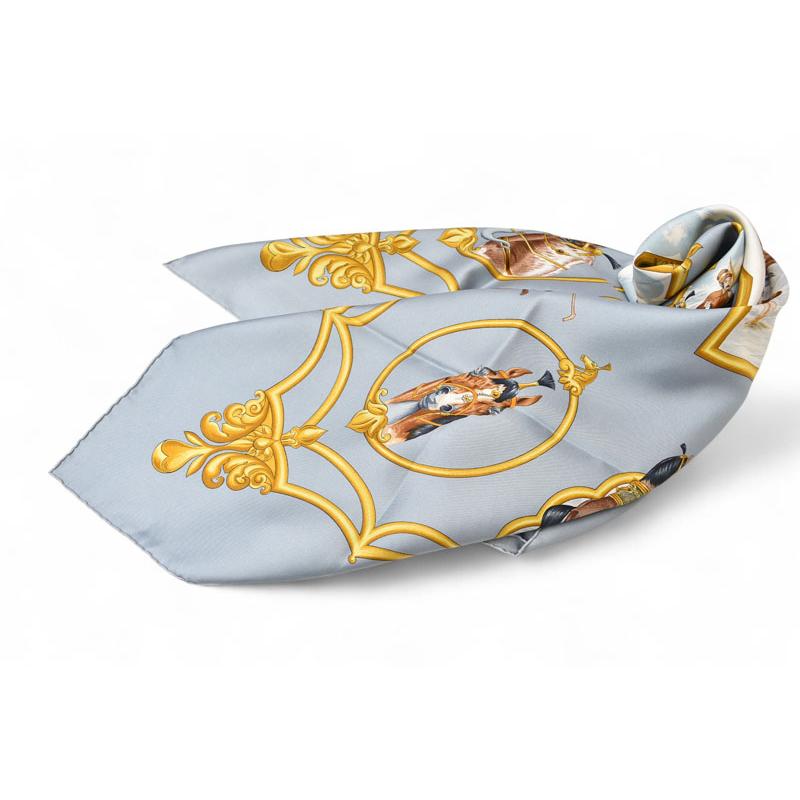 エルメス　カレ　シルク　新品未使用 HERMES（エルメス） 未使用 スカーフ スカーフ カレ90 シルクツイル