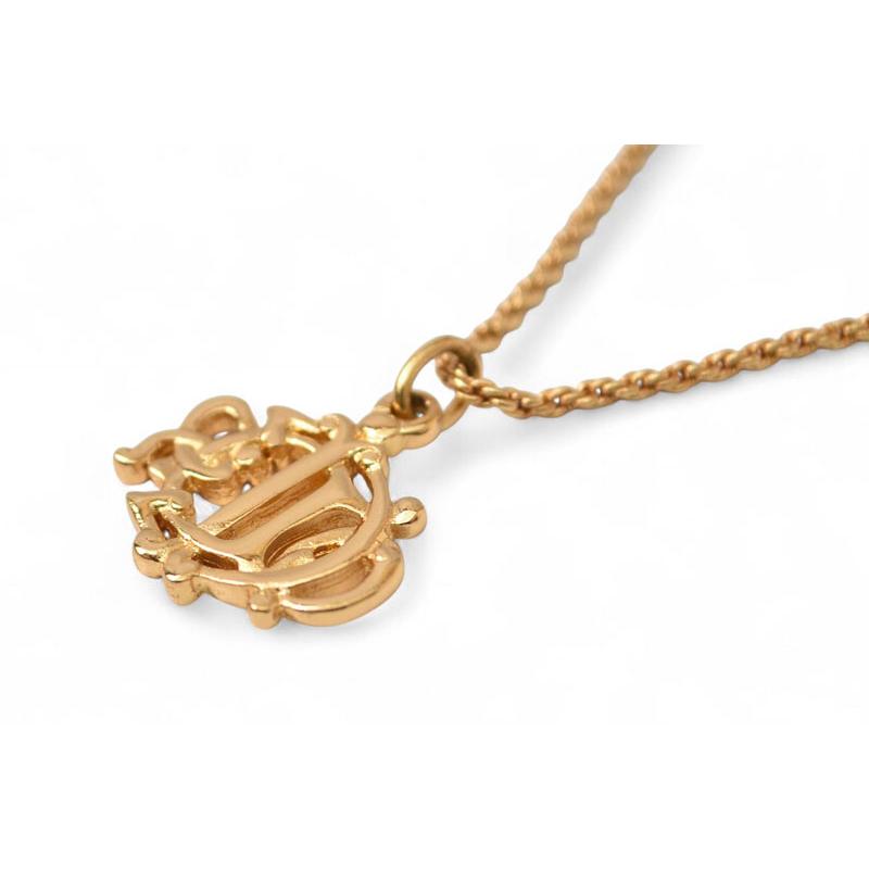 【極美品】クリスチャンディオール ヴィンテージ エンブレム ネックレス ゴールド 極 美品 Christian Dior クリスチャンディオール ヴィンテージ