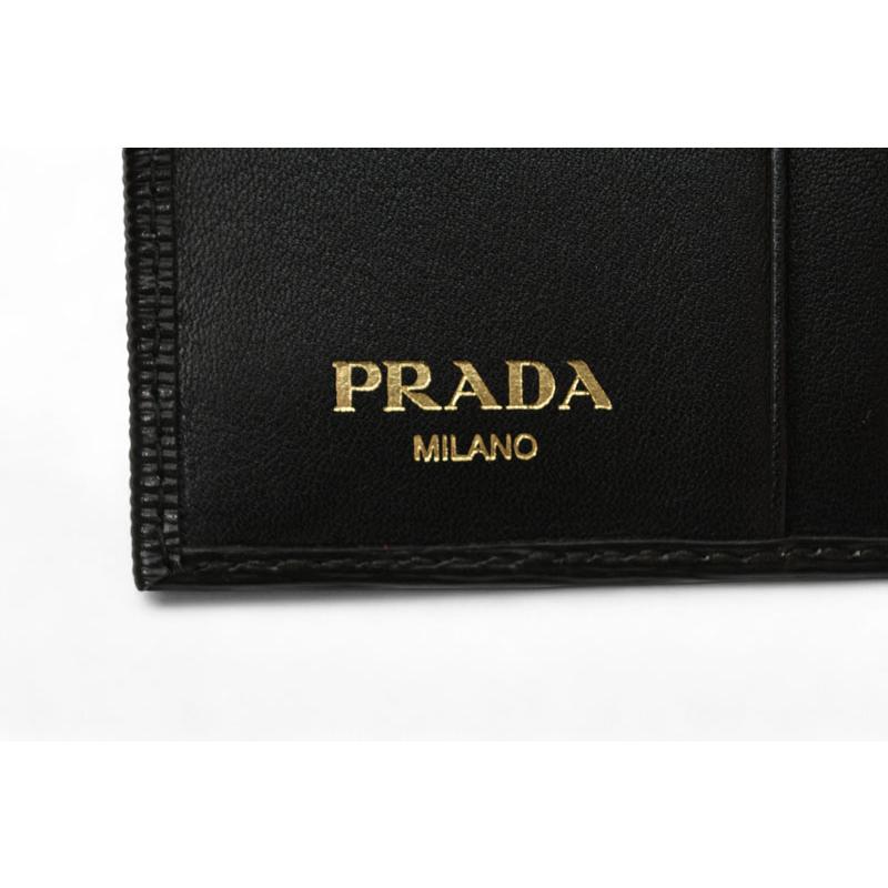 PRADA（プラダ） 財布 二つ折り アウトレット 折財布 1MV204 VITELLO