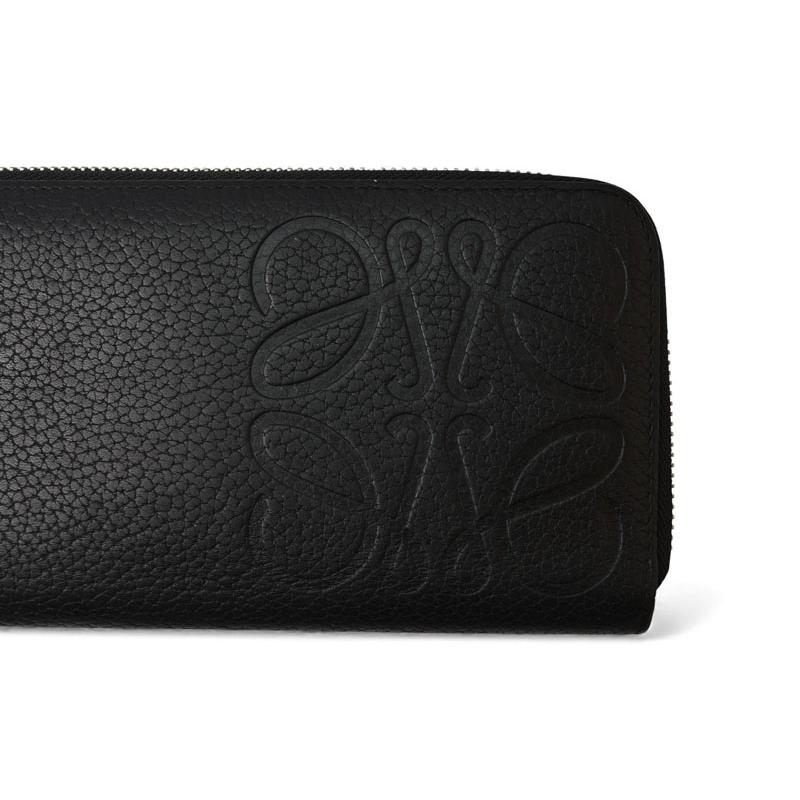 LOEWE（ロエベ） 財布 長財布/ZIP AROUND アナグラム グレインカーフ