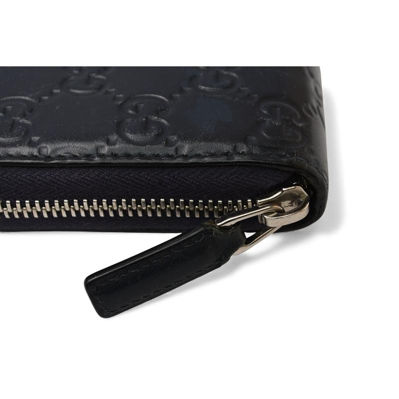 美品✨GUCCI 大容量　マイクロシマ　長財布　ラウンドファスナー　ダークレッド GUCCI グッチ 財布 長財布/ラウンドファスナー式 ウェブライン