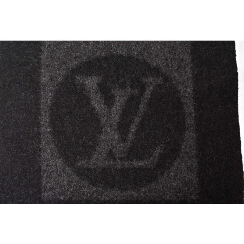 LOUIS VUITTON ルイヴィトン ロゴ入りウールマフラー LOUIS VUITTON ロゴ入りウールマフラー LOUIS VUITTON ウールマフラー