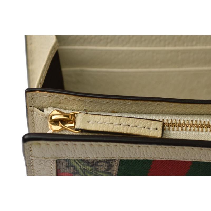 GUCCI グッチ 財布/二つ折り 折財布 GGフローラ シェリーライン