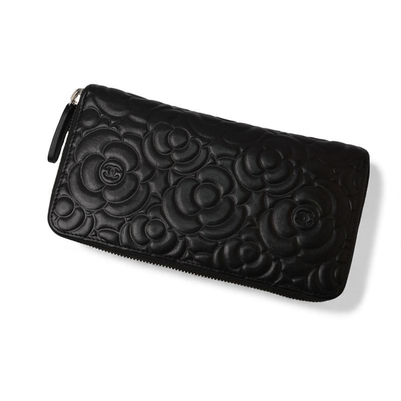 CHANEL（シャネル） 財布 長財布/ラウンドファスナー カメリア A50085