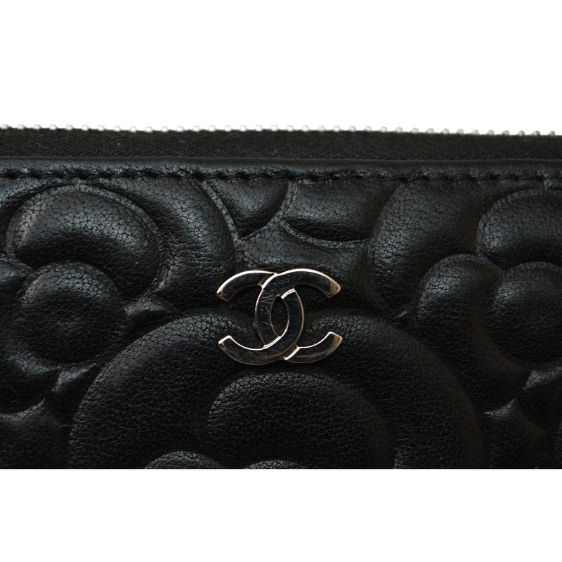 CHANEL（シャネル） 財布 長財布/ラウンドファスナー カメリア A50085