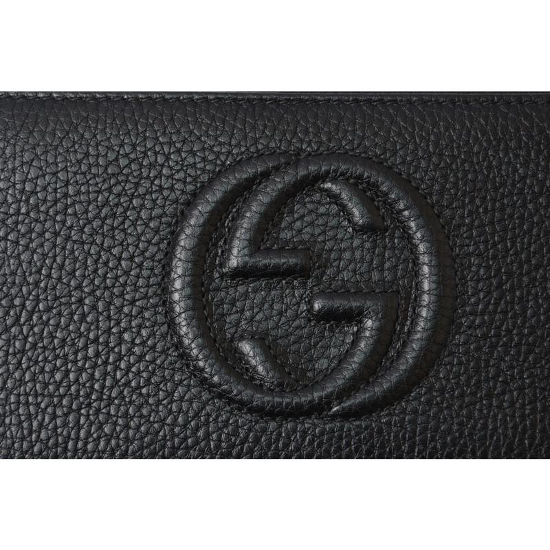 グッチ 財布 GUCCI 長財布/ソーホー インターロッキングG ブラック ラウンドファスナー 598187【中古】 GUCCI（グッチ） 財布 長財布/ソーホー インターロッキングG ブラック
