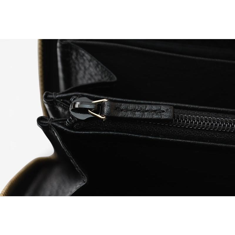 美品 グッチ インターロッキングGG ソーホー ブラック 長財布  598187 GUCCI（グッチ） ラウンドファスナー長財布 598187 ソーホー インター