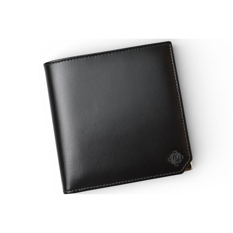 LOEWE（ロエベ） 財布 未使用 二つ折り/折財布 アナグラム ブラック