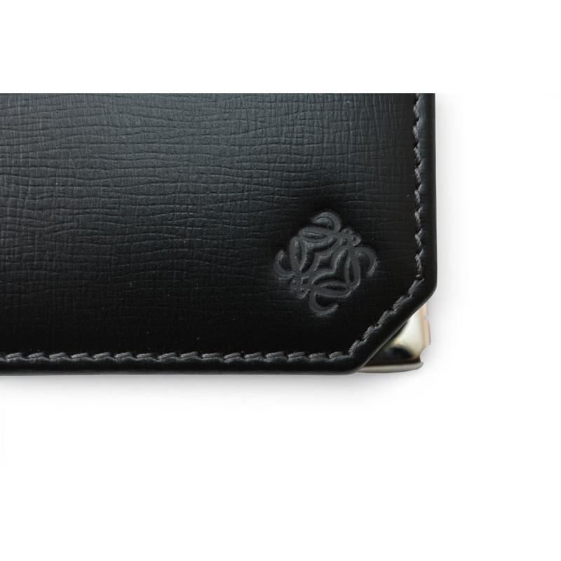 LOEWE（ロエベ） 財布 未使用 二つ折り/折財布 アナグラム ブラック